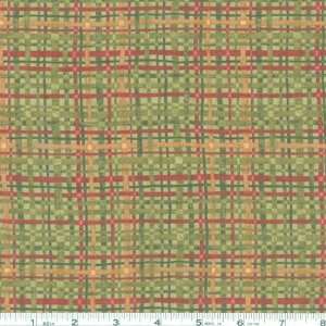  45 Wide I Believe In Santa Plaid Loden Fabric By The 