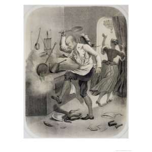 , from a Series of Prints Depicting the Seven Deadly Sins, c.1850 Art 