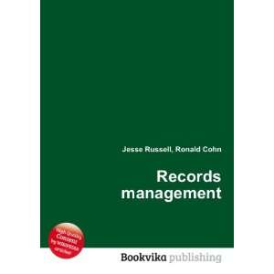  Records management Ronald Cohn Jesse Russell Books