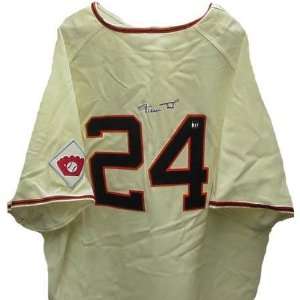  Willie Mays Autographed Jersey   Autographed MLB Jerseys 