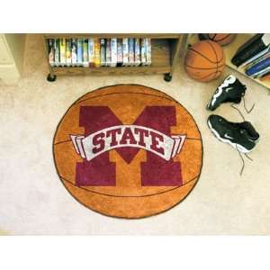  Mississippi State University Basketball Rug: Home 