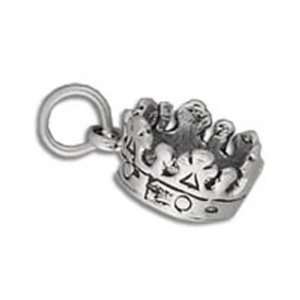  Princess Queen Crown Sterling Silver Charm Arts, Crafts 