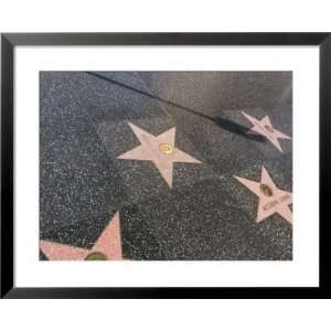 com Walk of Fame, Hollywood, Los Angeles, California, USA Framed Art 