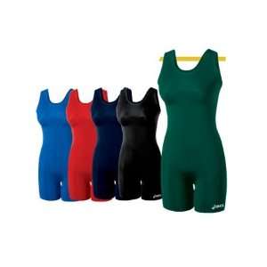  ASICS Womens Solid Modified Wrestling Singlet Sports 