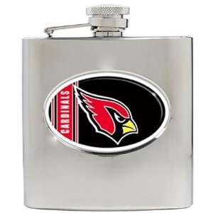  NIB Arizona Cardinals NFL 6oz Stainless Hip Flask: Sports 