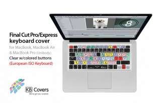   Clear Final Cut Pro Keyboard Cover 4 MacBook Air & MacBook Pro  