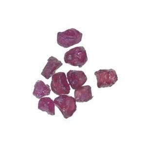  Ruby Tiny Genuine Rough Gemstones  Translucent Clarity 