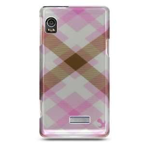  Hard Snap on Shield With PINK [ASTEL CHECKERED Design 