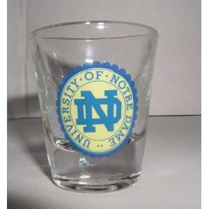  UNIVERSITY OF NOTRE DAME ONE OUNCE SHOT GLASS Everything 