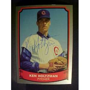 Ken Holtzman Chicago Cubs #138 1989 Baseball Legends Signed Baseball 