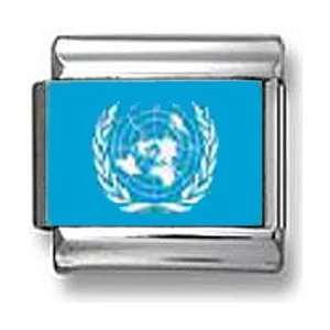  United Nations Flag Italian charm Jewelry