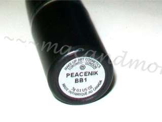 New MAC Lipstick ~ PEACENIK ~ Muted Mauve Glaze ~ RARE  