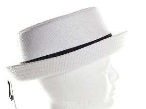 Men Crushable Stingy Upturn Brim Fedora Hat White SM XL  