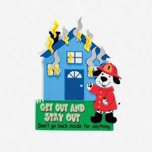  House Fire Safety Magnet Craft Kit   Teacher Resources 