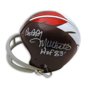 Bobby Mitchell Autographed Washington Redskins Throwback Mini Helmet 