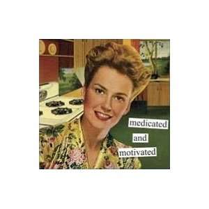 New Anne Taintor 40 Retro napkins MEDICATED & MOTIVATED  