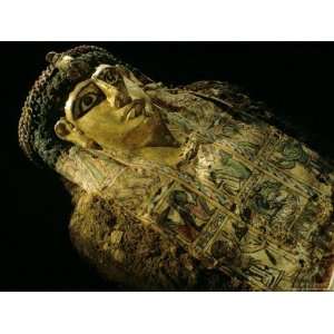 Mummy A with Gilded Mask and Cartonnage Chest Plate, Valley of the 