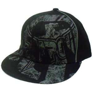  Cage Fighting Tapout MMA UFC Small Medium Black Gray Hat 