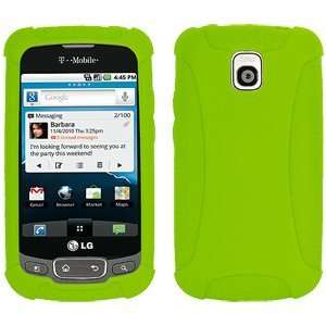 High Quality Amzer Silicone Skin Jelly Case Green For Lg Thrive Lg 