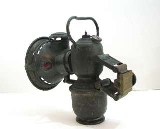 Antique 1900 Motorized Bicycle Head Light Lamp  