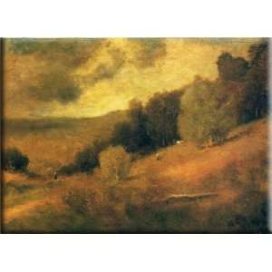   Stormy Day 16x12 Streched Canvas Art by Inness, George