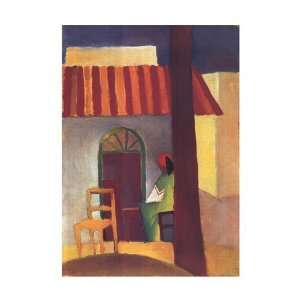   Cafe Finest LAMINATED Print August Macke 28x39