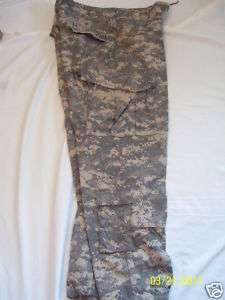 ACU Combat Uniform Pants USA Medium  X Short Military  
