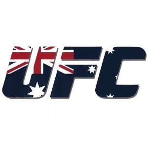  UFC Australia Diecut Vinyl Decal 