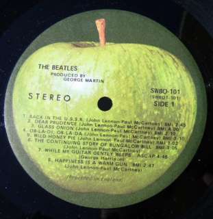 BEATLES White Album 1968 US APPLE 2 LP NM #d+Complete (Unbanded 