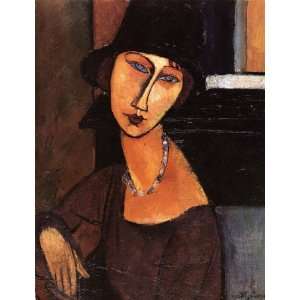Jeanne Hebuterne with Hat and Necklace 