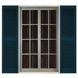    Mid America 15x31 Mid Night Blue Louvered Shutter 