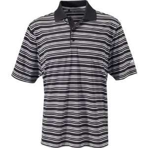  adidas Mens ClimaLite Two Color Stripe Polos Sports 