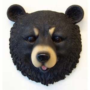  Country Bear Face Wall Art Statue Indoor Outdoor: Home 