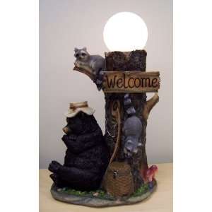  Country Bear Table Lamp Light Lodge Cabin