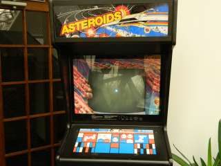 Asteroids video arcade game, Atari bar console  