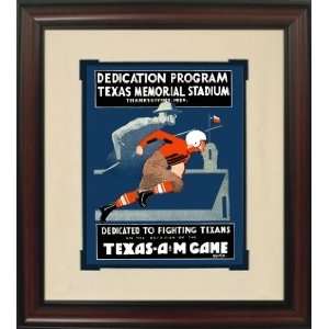  Texas 1924 Stadium Dedication Historic Football Program 