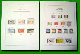 Canal Zone DELUXE Stamp Album Pages Full Color (US POSSESSIONS)  