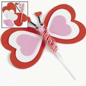  Valentine Twisty Pop Butterfly Craft Kit   Craft Kits 