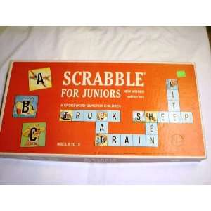 Scrabble for Juniors Edition Two A Crossword Game for Children (1964)