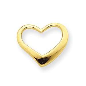  14K Heart Pendant   Measures 12.4x10.6mm   JewelryWeb 