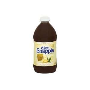 Diet Snapple Lemon Ice Tea 64 oz (Pack of 8)  Grocery 