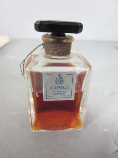 LANVIN Arpege Perfume Bottle / 1/2Full / NORES  