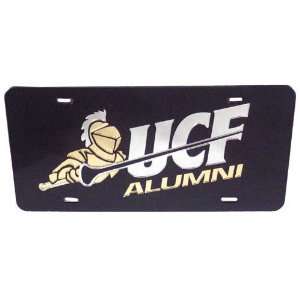  UCF Knights Black ALUMNI Mirror License Plate: Sports 
