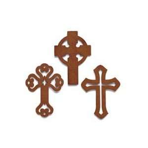  Embellish Your Story Rustic Cross Magnets: Home & Kitchen