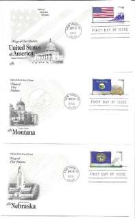 4303 12 Flags of our Nation: 4 Artcraft 10 (MC) FDCs  