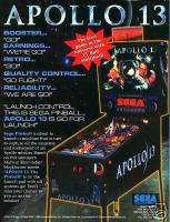 Sega Apollo 13 pinball sound speech rom set  