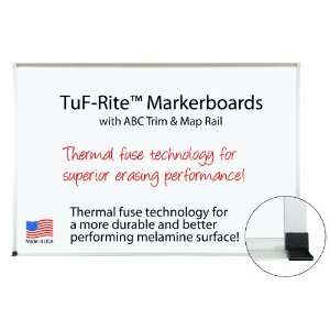  Tuf Rite Markerboard   ABC Aluminum Trim w/ maprail 2H x 