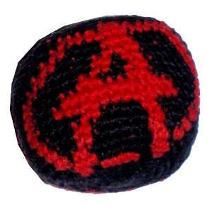  Anarchy Hacky Sack / Footbag   Hand Crocheted Made in 