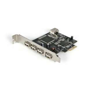  Startech Com 5 Port PCI Express USB 2.0 Adapter Card 480 