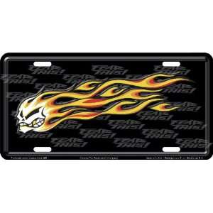  Chroma Graphics Fear This! Flaming Skull Stamped Metal Tag 